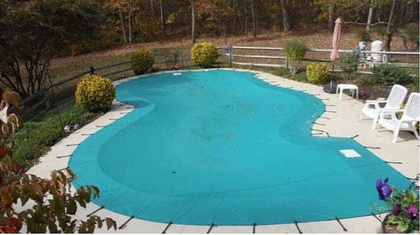 Anchor Green Classic Solid Bungee Pool Cover