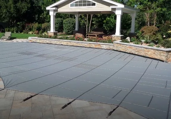 Loop Loc Ultra Loc III Solid Gray with Drains Pool Cover