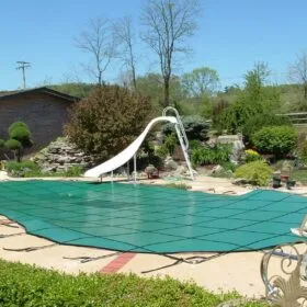 Rayner Green Solid with Drain Pool Cover