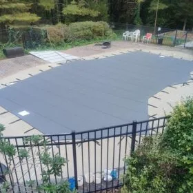 Anchor Charcoal Defender Mesh Pool Safety Cover