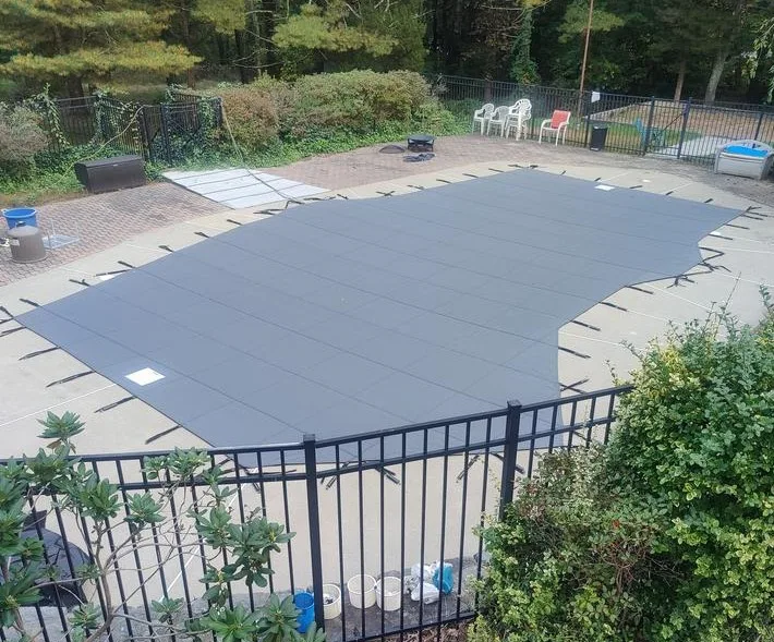 Anchor Charcoal Defender Mesh Pool Safety Cover