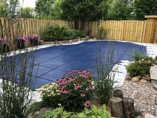 Latham 5000M Mesh Safety Cover in Blue
