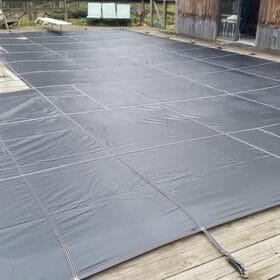 MeycoLite Black Mesh Safety Pool Cover