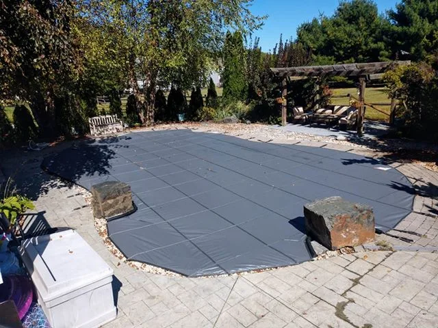 MeycoLite Gray Mesh Safety Pool Cover