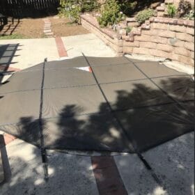 MeycoLite Mocha Mesh Safety Pool Cover