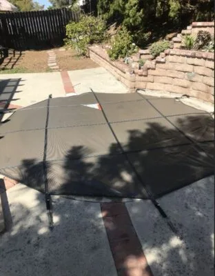 MeycoLite Mocha Mesh Safety Pool Cover