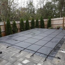 Yard Guard Bloc Mesh 99 Gray Mesh Pool Cover