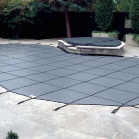 Yard Guard Bloc Mesh 99 Gray Mesh Pool Cover #2