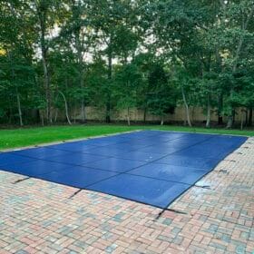 Yard Guard Blue Mesh Pool Cover