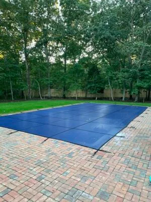 Yard Guard Blue Mesh Pool Cover
