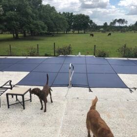 Yard Guard Blue Mesh Pool Cover #2